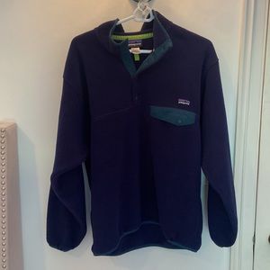 PATAGONIA Men's Navy Synchilla® Snap-T® Fleece Pullover